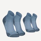 PACK OF 2 PAIRS OF RUN 500 THICK MID RUNNING SOCKS offers at £5.99 in Decathlon
