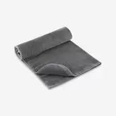 Small Cotton Fitness Towel - Grey offers at £5.99 in Decathlon