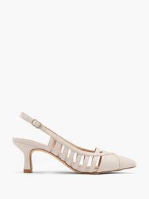 Nude Cut Out Slingback Heel offers at £34.99 in Deichmann