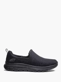 Skechers Black Slip On Trainers offers at £49.99 in Deichmann