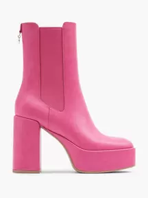 Barbie Collection Bright Pink Heeled Chelsea Boot offers at £29.99 in Deichmann