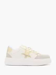 Women's Metallic Star Trainer offers at £13.99 in Deichmann