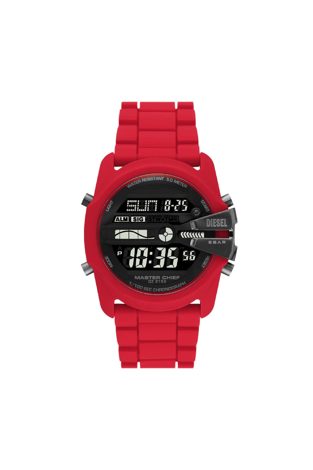 Master Chief Digital silicone watch offers at £89 in Diesel