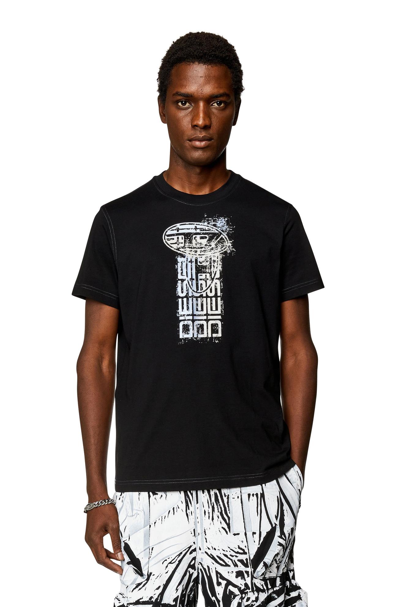 T-shirt with metallic logos offers at £50 in Diesel