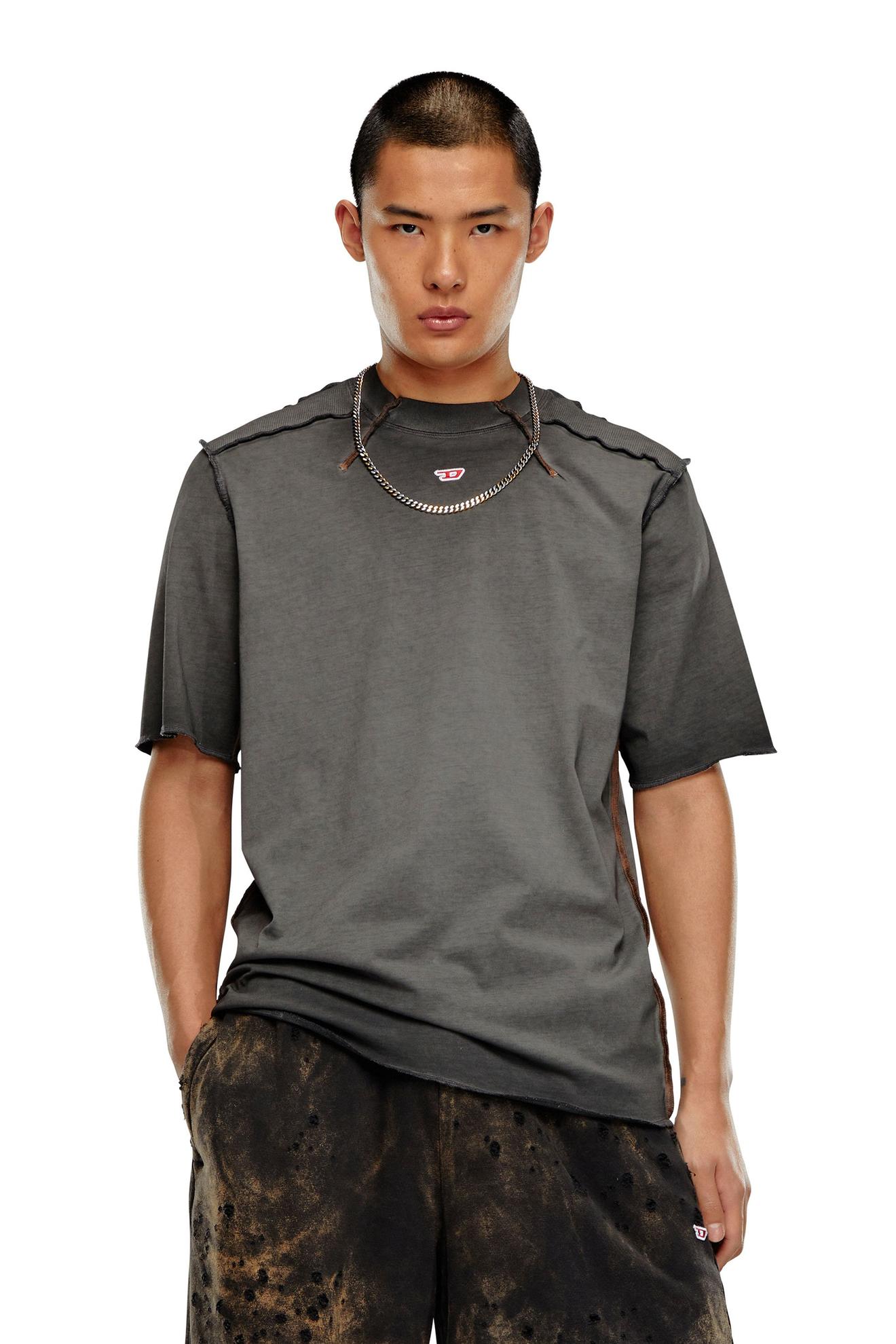 T-shirt with micro-waffle shoulders offers at £130 in Diesel
