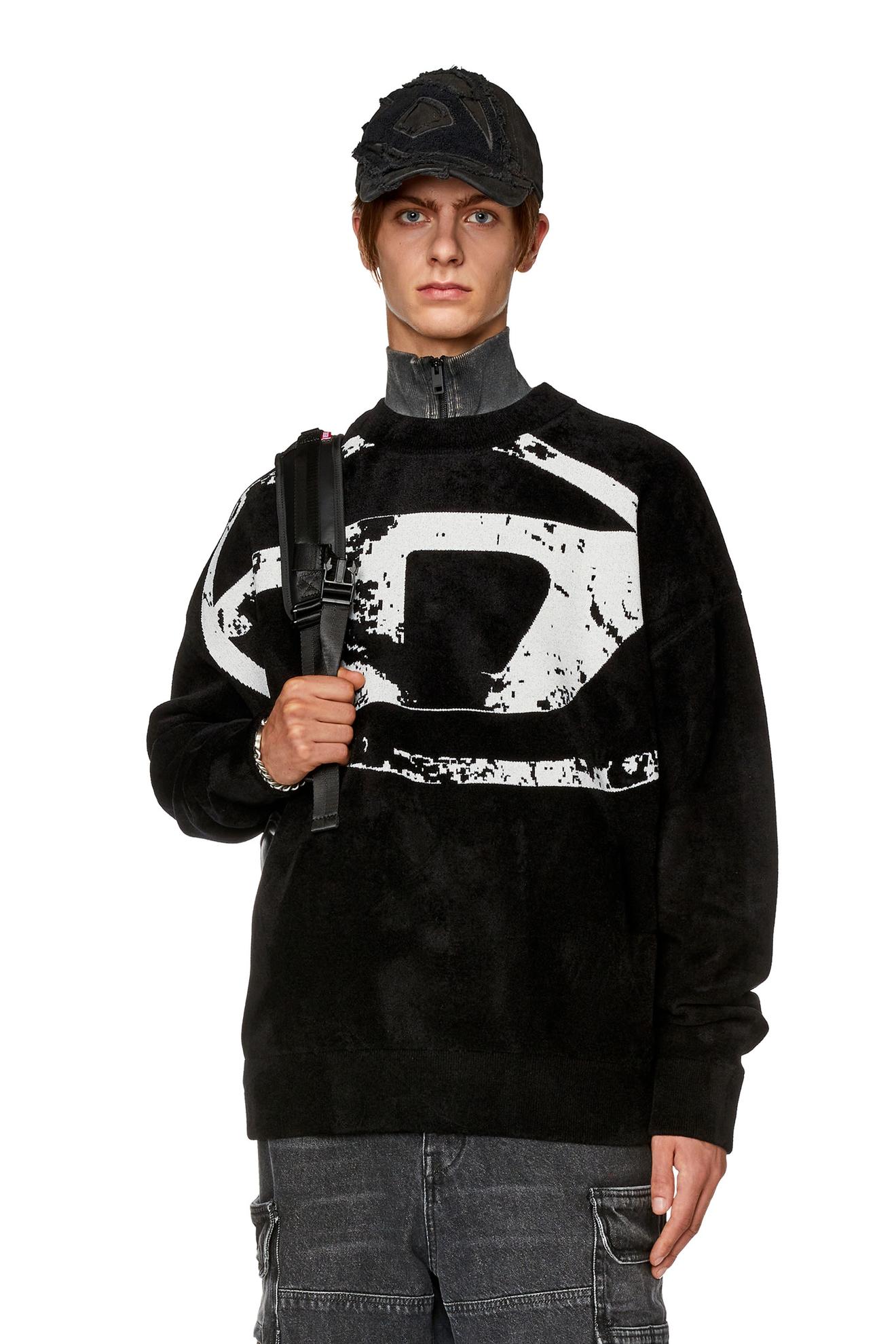 Sweatshirt with distressed oval D offers at £212 in Diesel