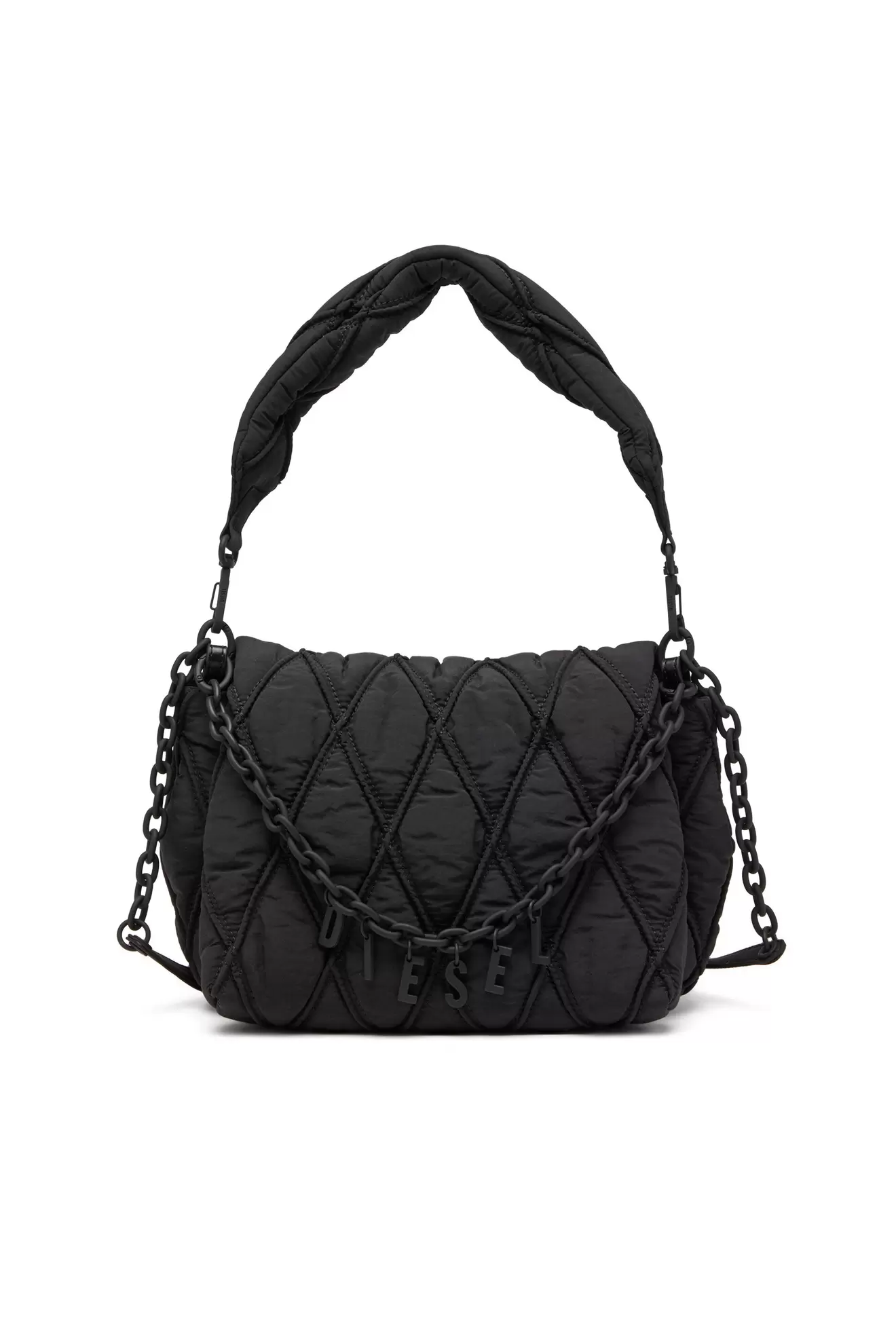 Charm-D M-Shoulder bag in quilted nylon offers at £435 in Diesel