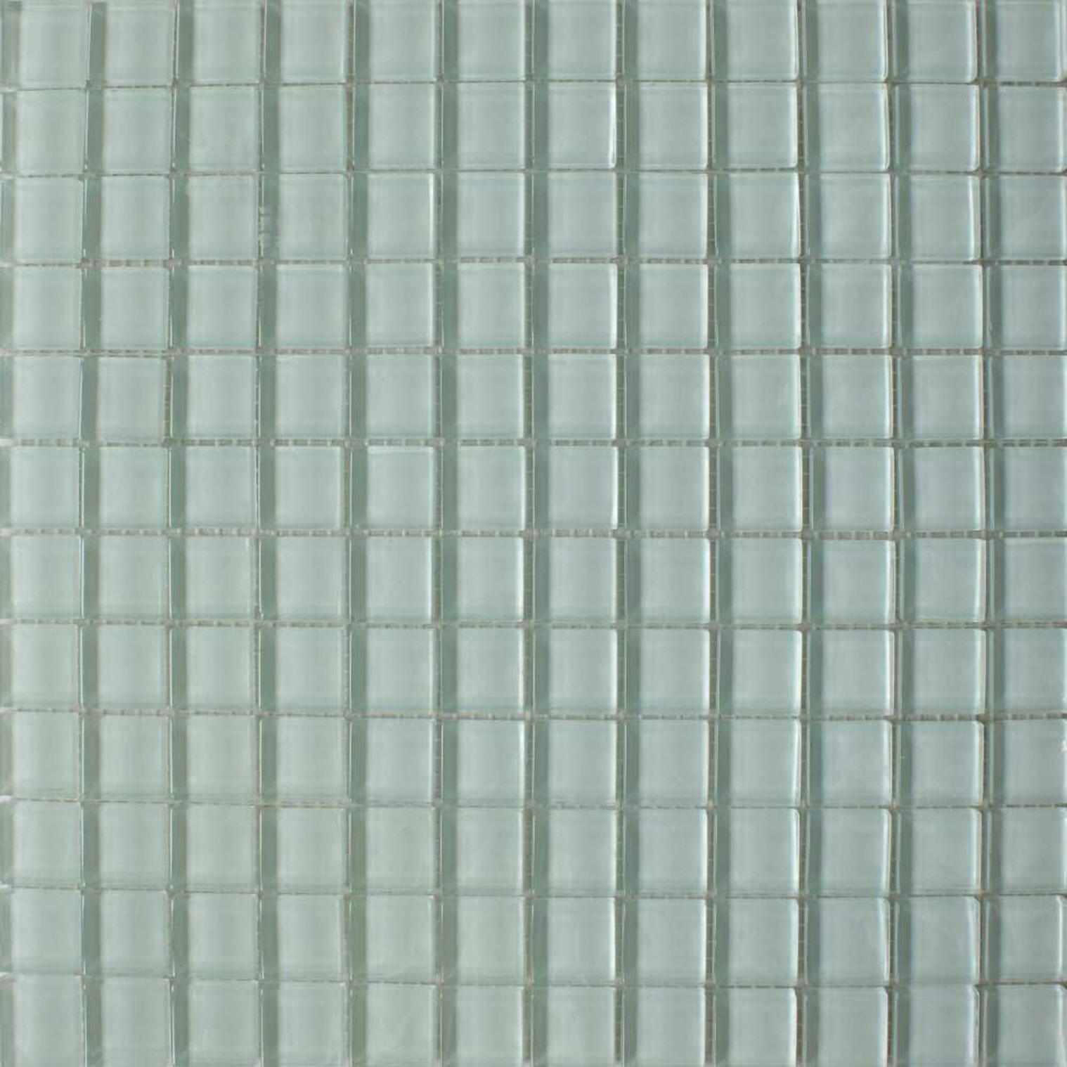 Glass Square Clear White Mosaic Tiles offers at £6.95 in Walls and Floors