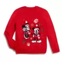 Mickey and Minnie Mouse Festive Jumper For Adults offers at £30 in Disney Store