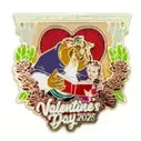 Beauty and the Beast Valentine's Day 2025 Limited Release Pin offers at £14 in Disney Store