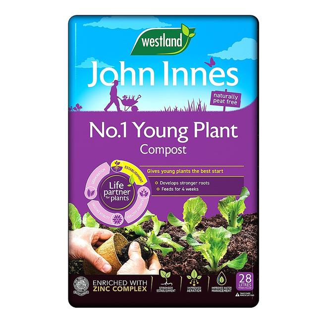 Westland John Innes Peat Free No.1 Young Plant Compost 28L offers at £6.99 in Webbs