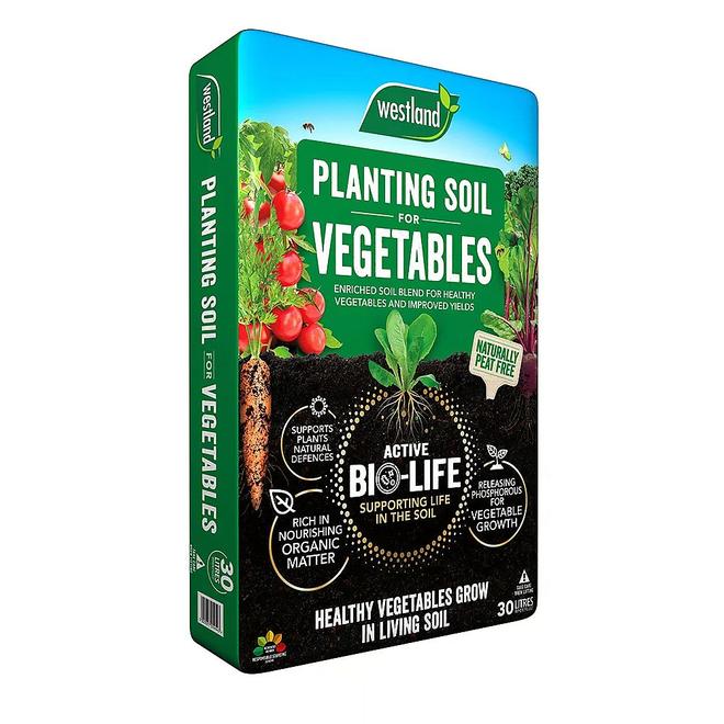 Westland Bio-Life Planting Soil For Vegetables 30L offers at £7.99 in Webbs
