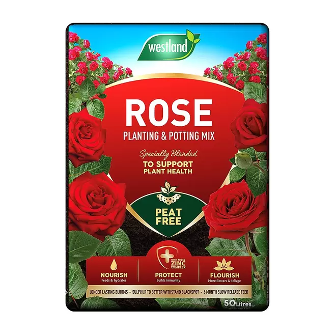 Westland Peat Free Rose Planting & Potting Mix 25L offers at £8.99 in Webbs