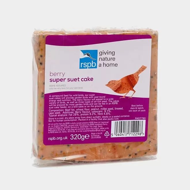 RSPB Super Suet Cake With Berry 320g offers at £1.99 in Webbs