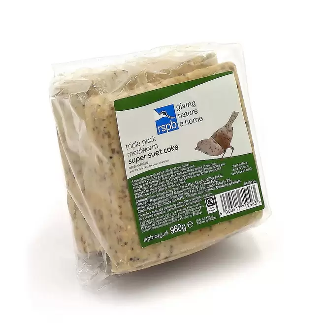 RSPB Super Suet Mealworm Cake (3 Pack) offers at £3995291 in Webbs