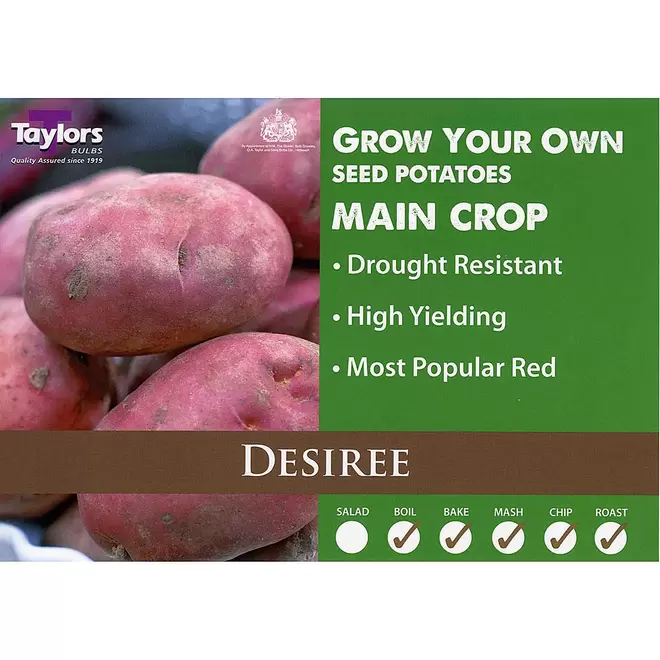 Desiree (Main Crop) Seed Potatoes offers at £2.29 in Webbs