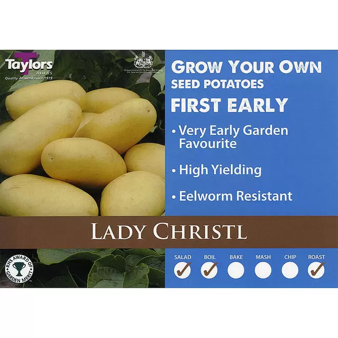 Lady Christl (First Early) Seed Potatoes offers at £2.29 in Webbs