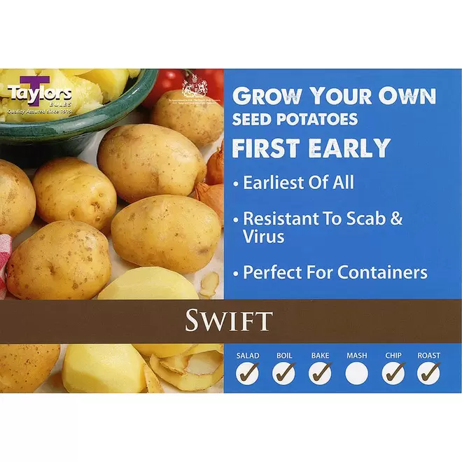 Swift (First Early) Seed Potatoes offers at £2.29 in Webbs