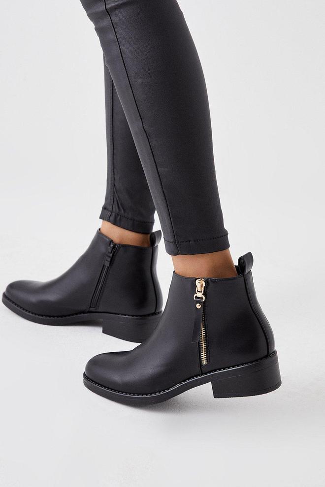 Myla Zip Ankle Boots offers at £39.2 in Dorothy Perkins