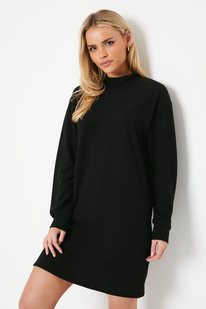 Petite Soft Touch Roll Neck Mini Dress offers at £15 in Dorothy Perkins