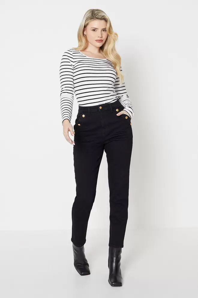 Military skinny Jean offers at £17.55 in Dorothy Perkins