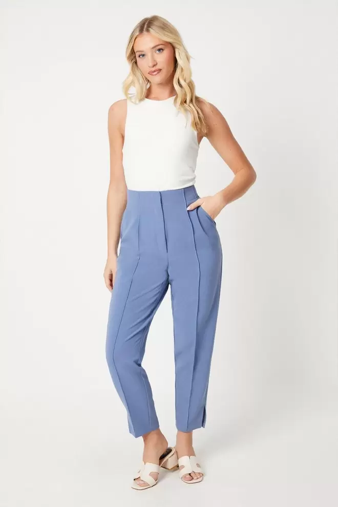 Stitch Detail Slim Leg Trousers offers at £14.5 in Dorothy Perkins