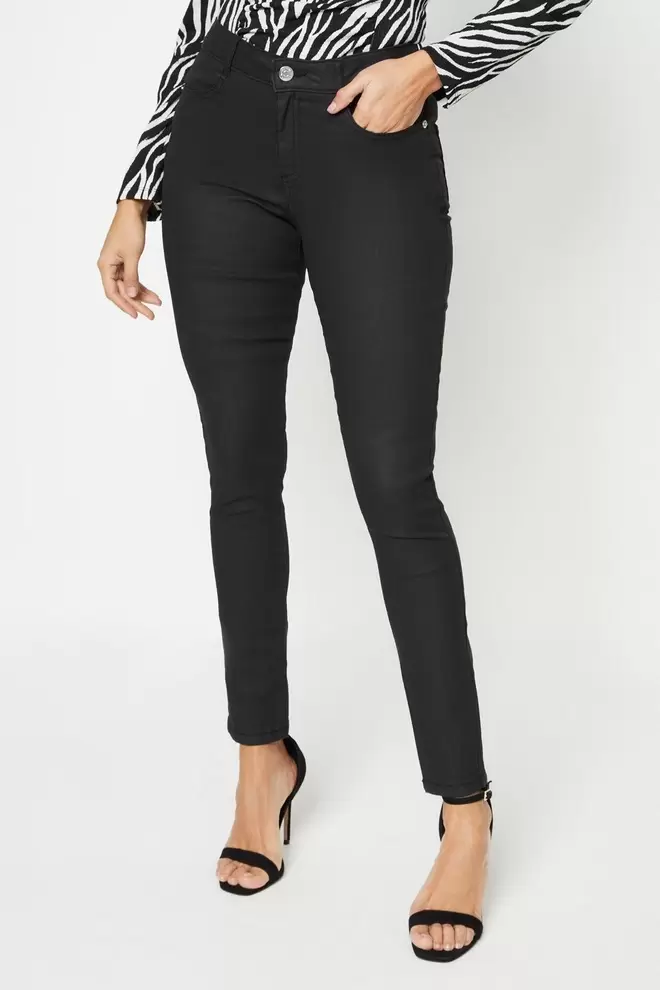 Coated Skinny Jean offers at £25.6 in Dorothy Perkins