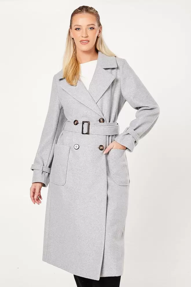 Double Breasted Trench Coat offers at £35.6 in Dorothy Perkins