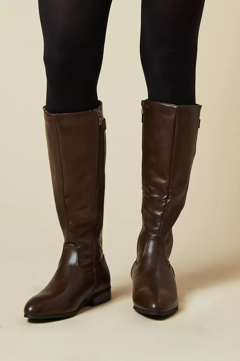 Kamille Elastic Insert Riding Boots offers at £33 in Dorothy Perkins