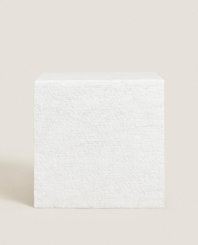 MARBLE CUBE SIDE TABLE X STUDIO NICHOLSON offers at £799.99 in ZARA Home