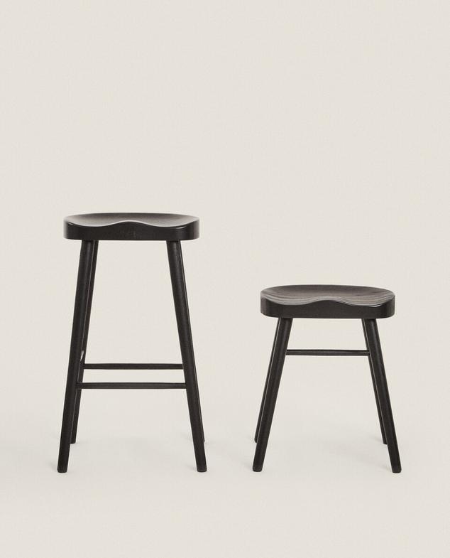 PINE WOOD STOOL offers at £99.99 in ZARA Home
