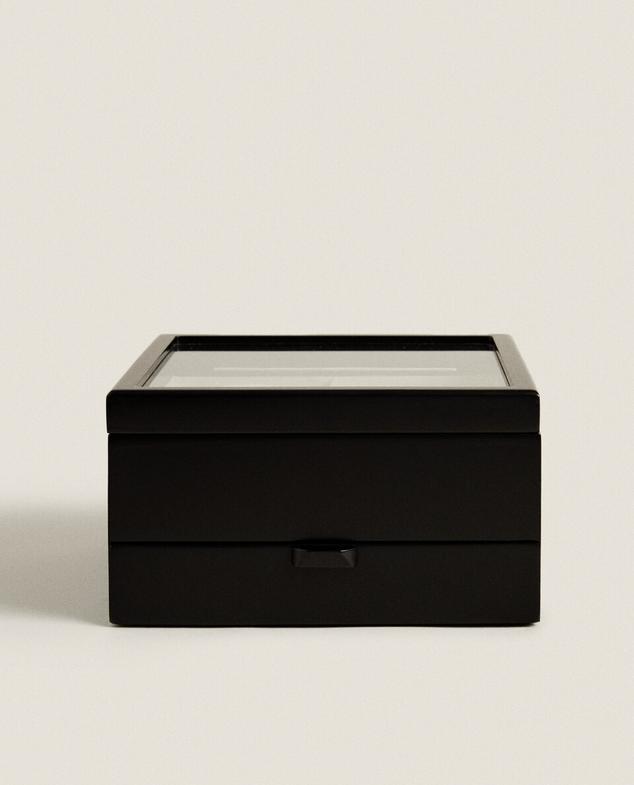 LACQUERED JEWELLERY BOX WITH DRAWERS offers at £45.99 in ZARA Home