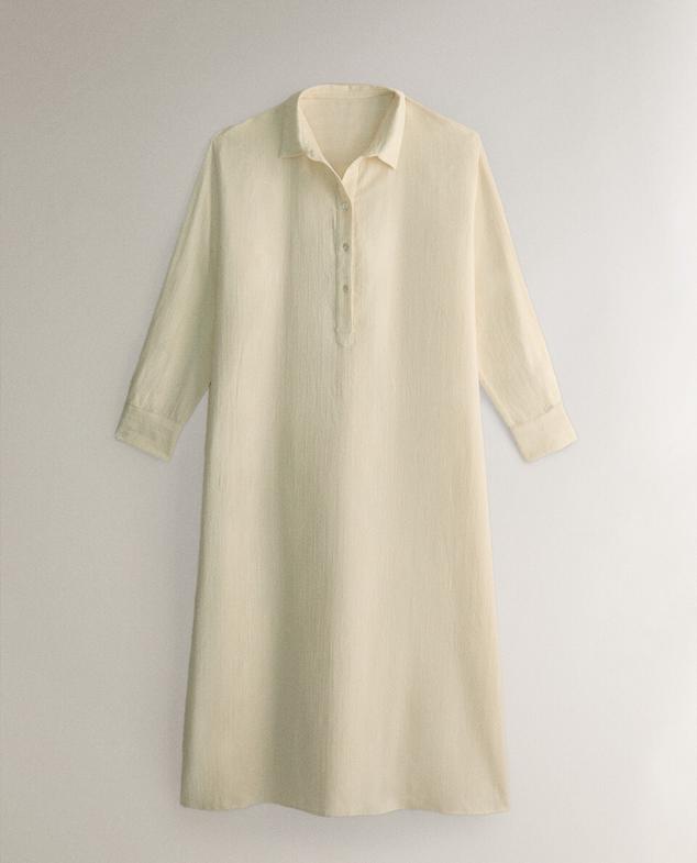 COTTON BEACH SHIRT DRESS offers at £69.99 in ZARA Home