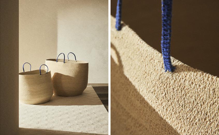SEAGRASS BASKETS WITH HANDLES offers at £69.99 in ZARA Home