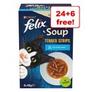 30 x 48g Felix Soup Wet Cat Food - 24 + 6 Free! *new offers at £7.96 in Zooplus