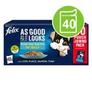 Felix As Good As It Looks Jumbo Pack 40 x 100g offers at £14.99 in Zooplus
