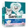 Sanicat Active White Lotus Flower Clumping Litter offers at £8.59 in Zooplus