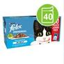 Felix Original Pouches 40 x 100g offers at £11.09 in Zooplus