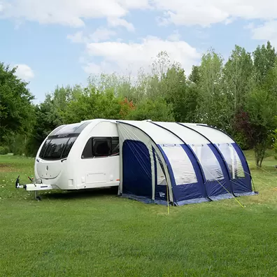 Streetwize Ontario Porch Awning 390 Blue offers at £269 in Euro Car Parts