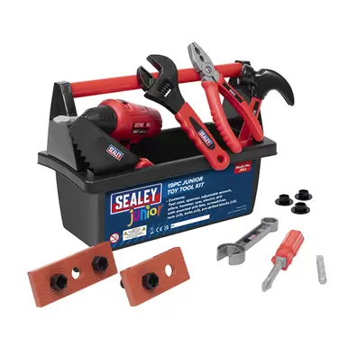 Sealey JTK1 Toy Tool Kit 19 Piece offers at £24.99 in Euro Car Parts