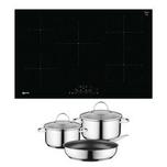 NEFF T48FD23X2KIT Frameless 80cm Induction Hob with CombiZone - Black offers at £929.99 in Euronics