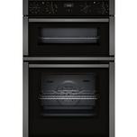 NEFF U1ACE2HG0B 59.4cm Built In Electric Double Oven - Black with Graphite Trim offers at £799 in Euronics