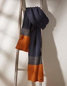 Mens Colour Block Scarf offers at £15 in Fat Face