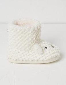 Kids Perry Polar Bear Slipper Boots offers at £8 in Fat Face