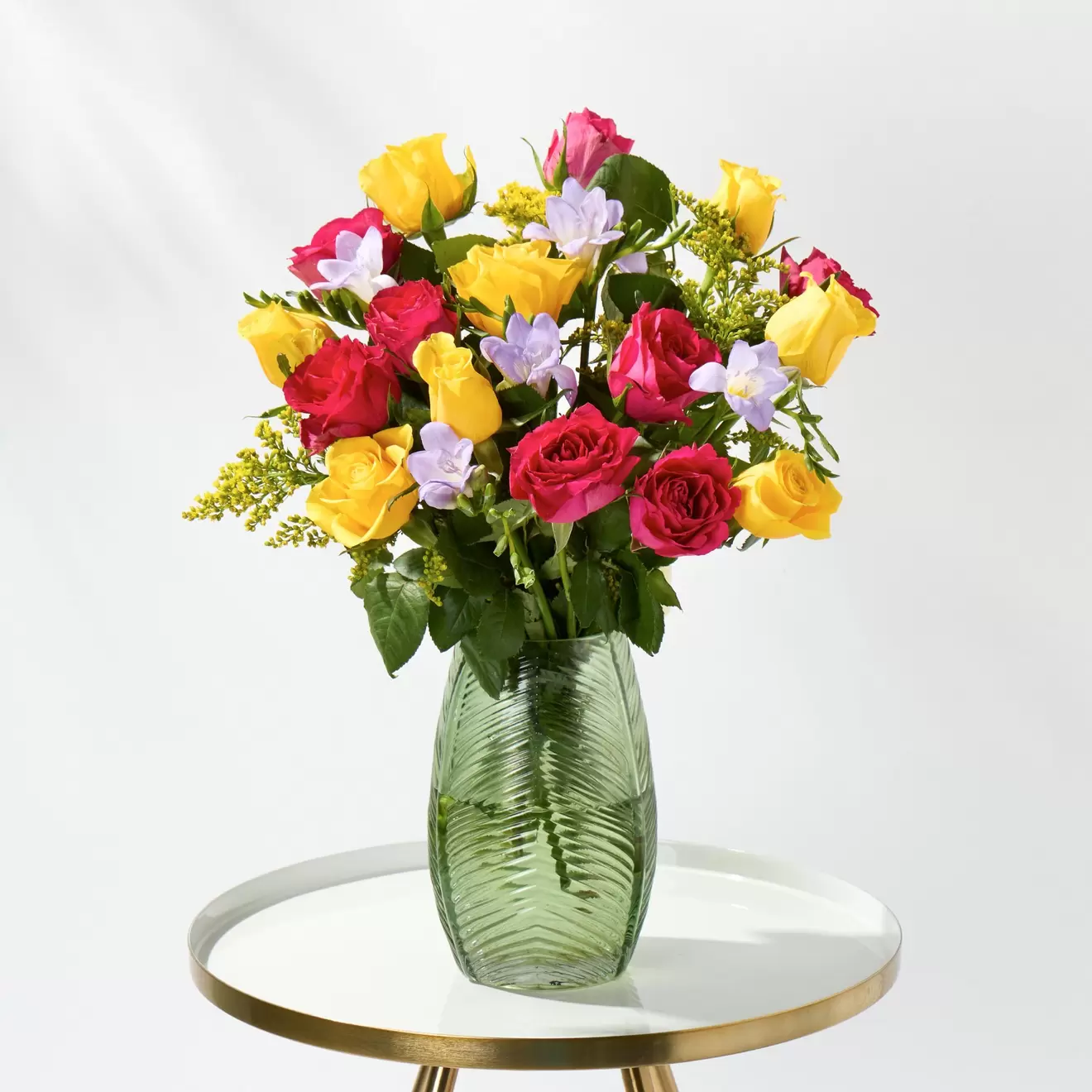 Scented Rose and Freesia Letterbox + 50% Extra Free offers at £32 in Flying Flowers