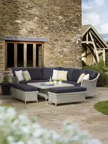 Chatsworth Casual Corner Dining Set offers at £1999 in Frosts Garden Centres