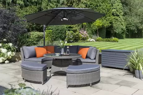 Kettler Round Parasol Including Bluetooth Speaker offers at £629 in Frosts Garden Centres