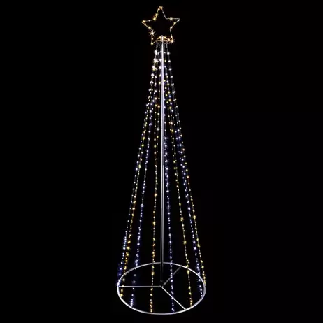 LED Pinwire Pyramid Tree - Large - Warm/Cool White - 2.1m offers at £59.99 in Frosts Garden Centres