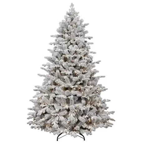 Balmoral Spruce Flocked - Pre-Lit - 6ft offers at £249 in Frosts Garden Centres