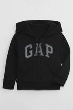 Black Logo Sherpa Zip Long Sleeve Hoodie (12mths-5yrs) offers at £15 in Gap